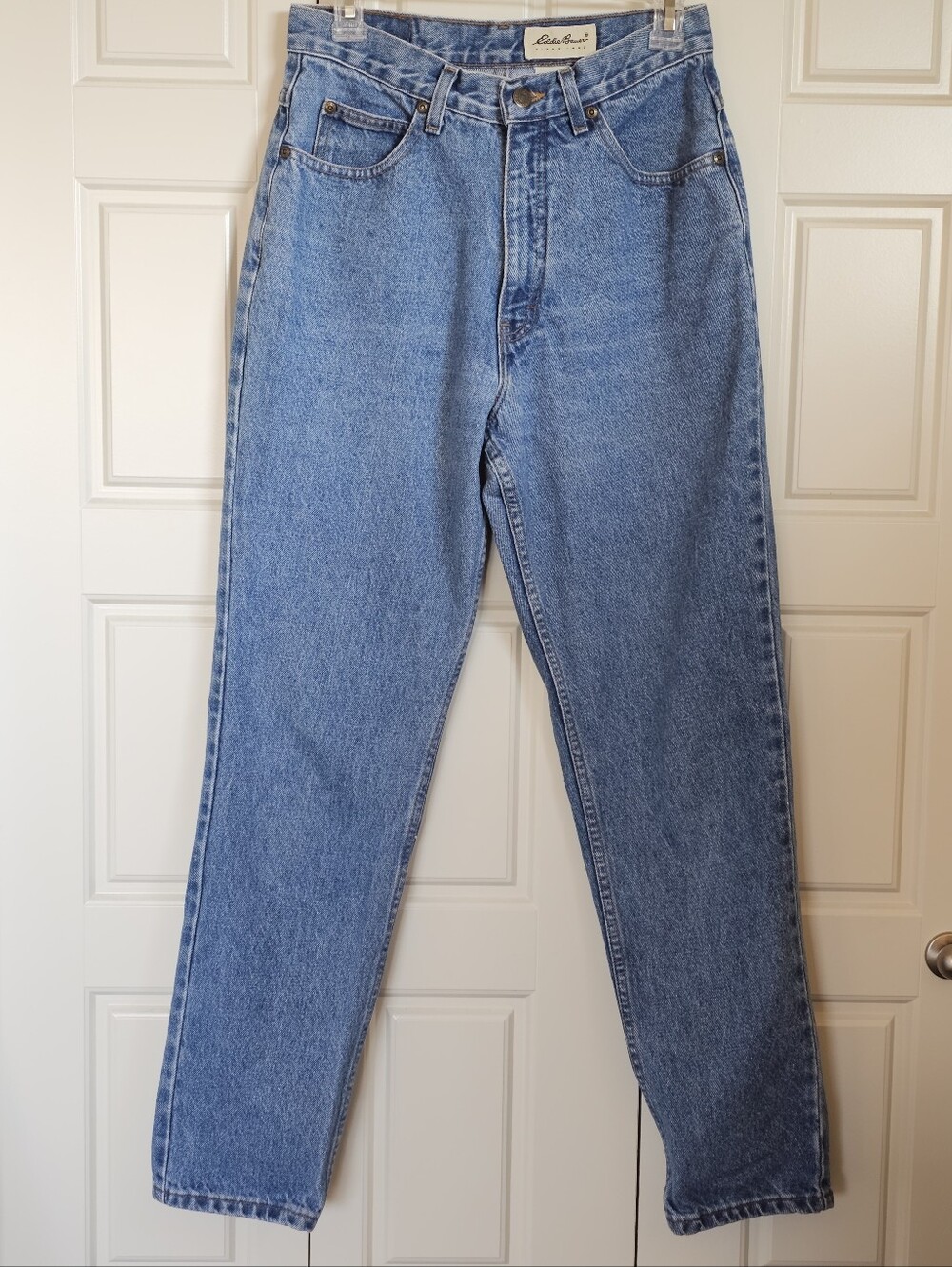 Vintage 1995 Eddie Bauer Womens 10 High Rise Mom Jeans Made USA 100% Cotton